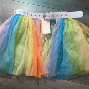 Festival/Rave Tutu Skirt Rainbow Pastel NEVER WORN